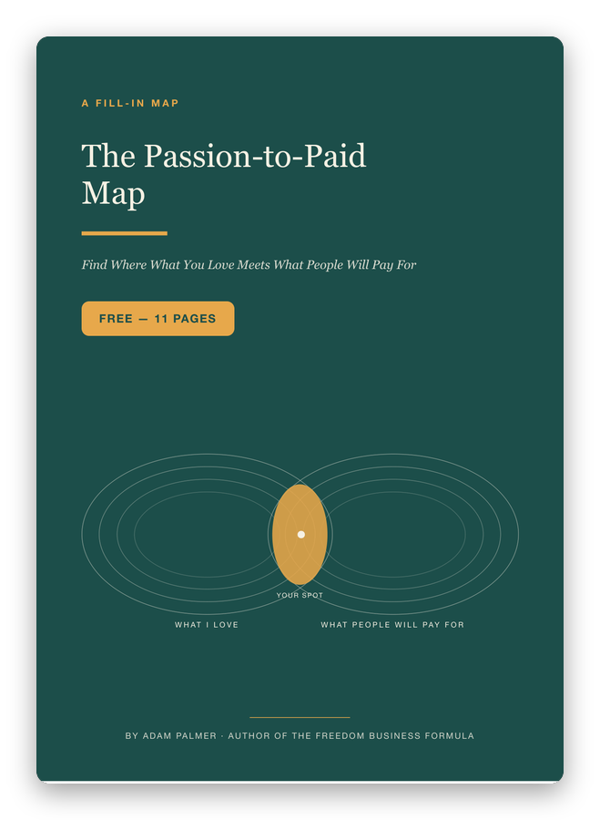 The Passion-to-Paid Map cover