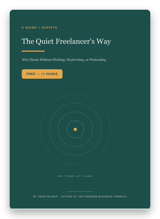The Quiet Freelancer's Way cover